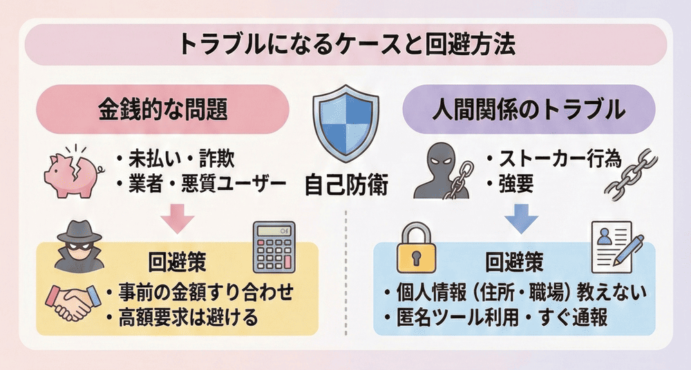 トラブルになるケースと回避方法