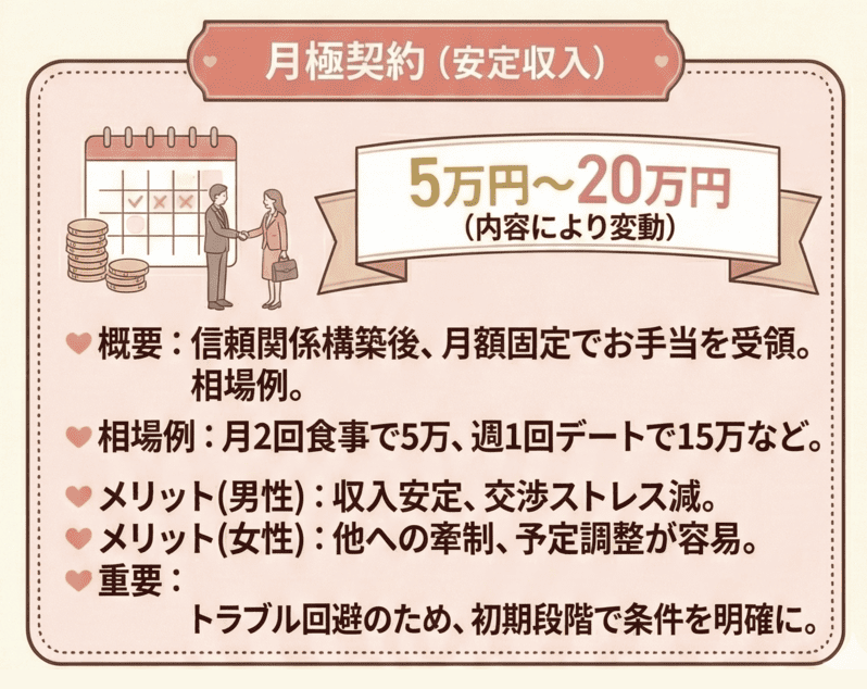 月極契約：5万円〜20万円（内容により変動）