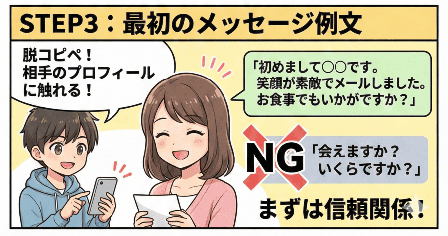 ワクワクメール ママ活 流れ