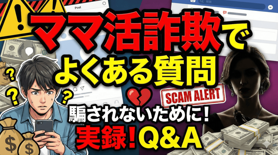 ママ活詐欺でよくある質問