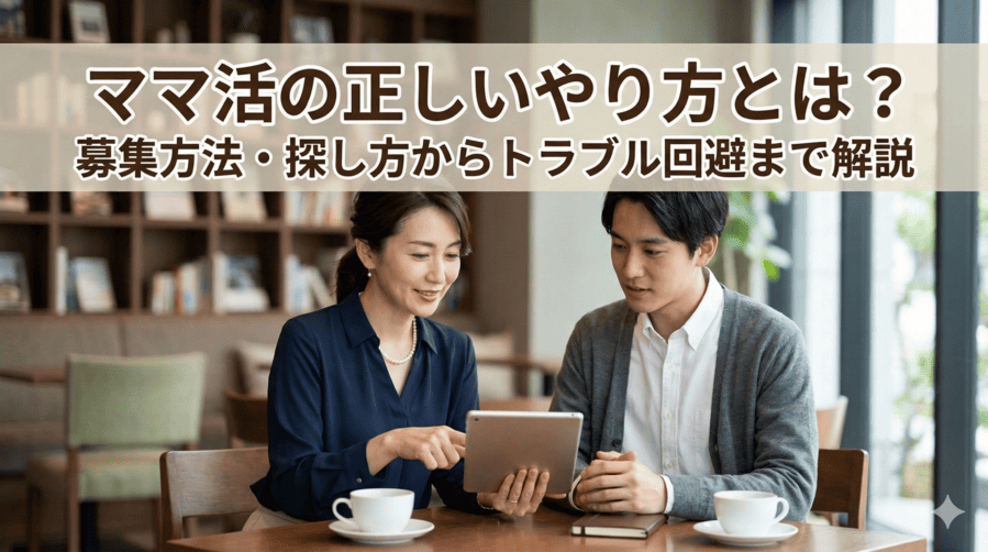 ママ活 やり方