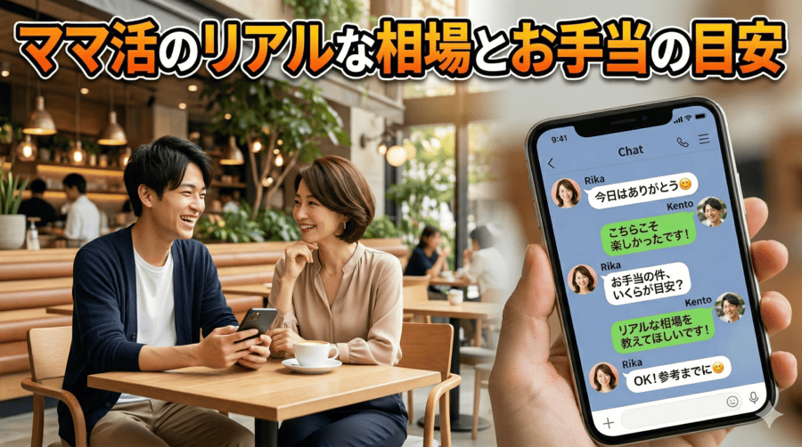 ママ活のリアルな相場とお手当の目安