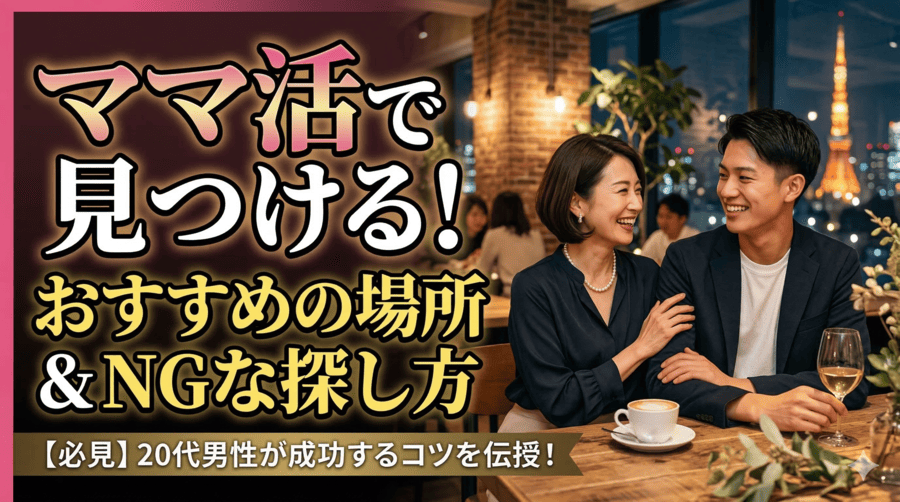 ママ活でママを見つけるおすすめの場所とNGな探し方