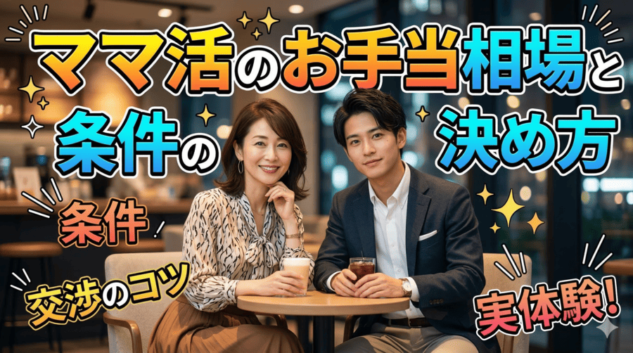 ママ活のお手当相場と条件の決め方