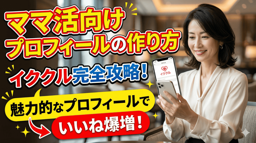 ママ活向けプロフィールの作り方