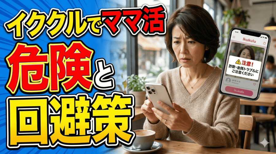 イククルでママ活する際の危険と回避策