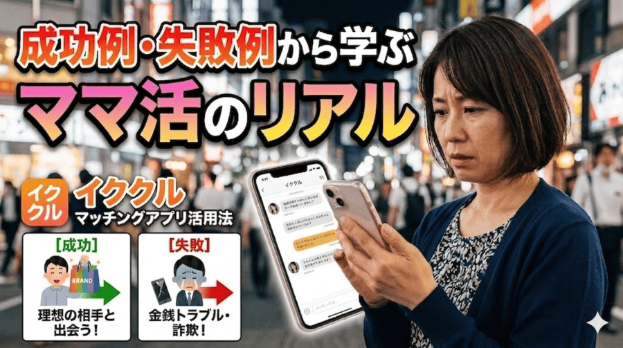 成功例・失敗例から学ぶママ活のリアル