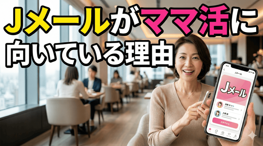 Jメールがママ活に向いている理由