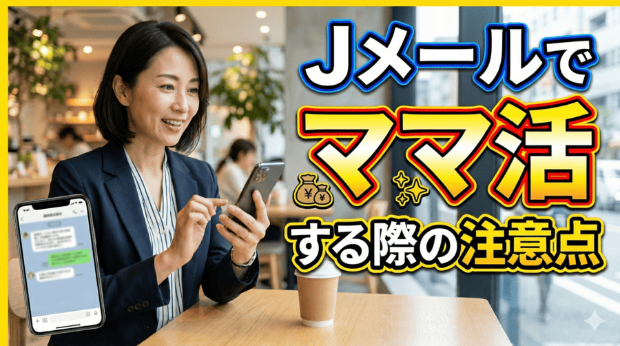 Jメールでママ活する際の注意点